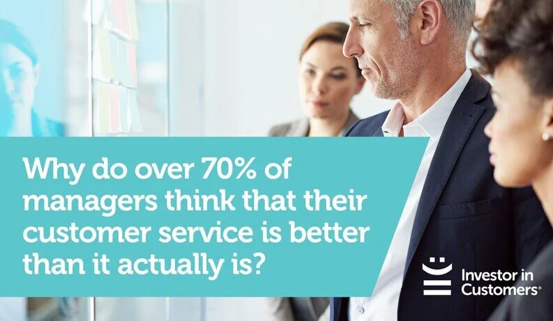 Why do over 70% of managers think their customer service is better than it is?